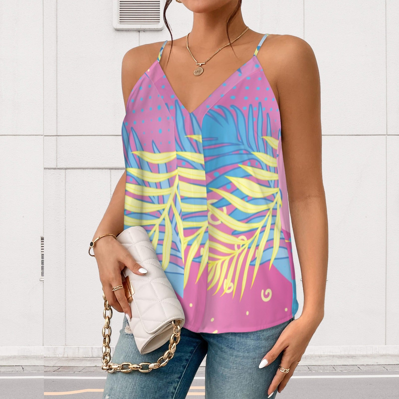 Women's V-Neck Cami Tops